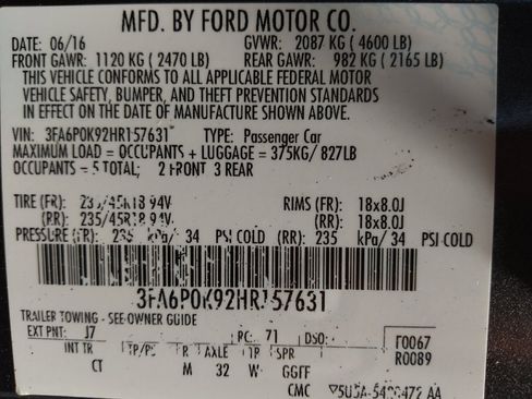 Used 2017 Ford Fusion Titanium image 33