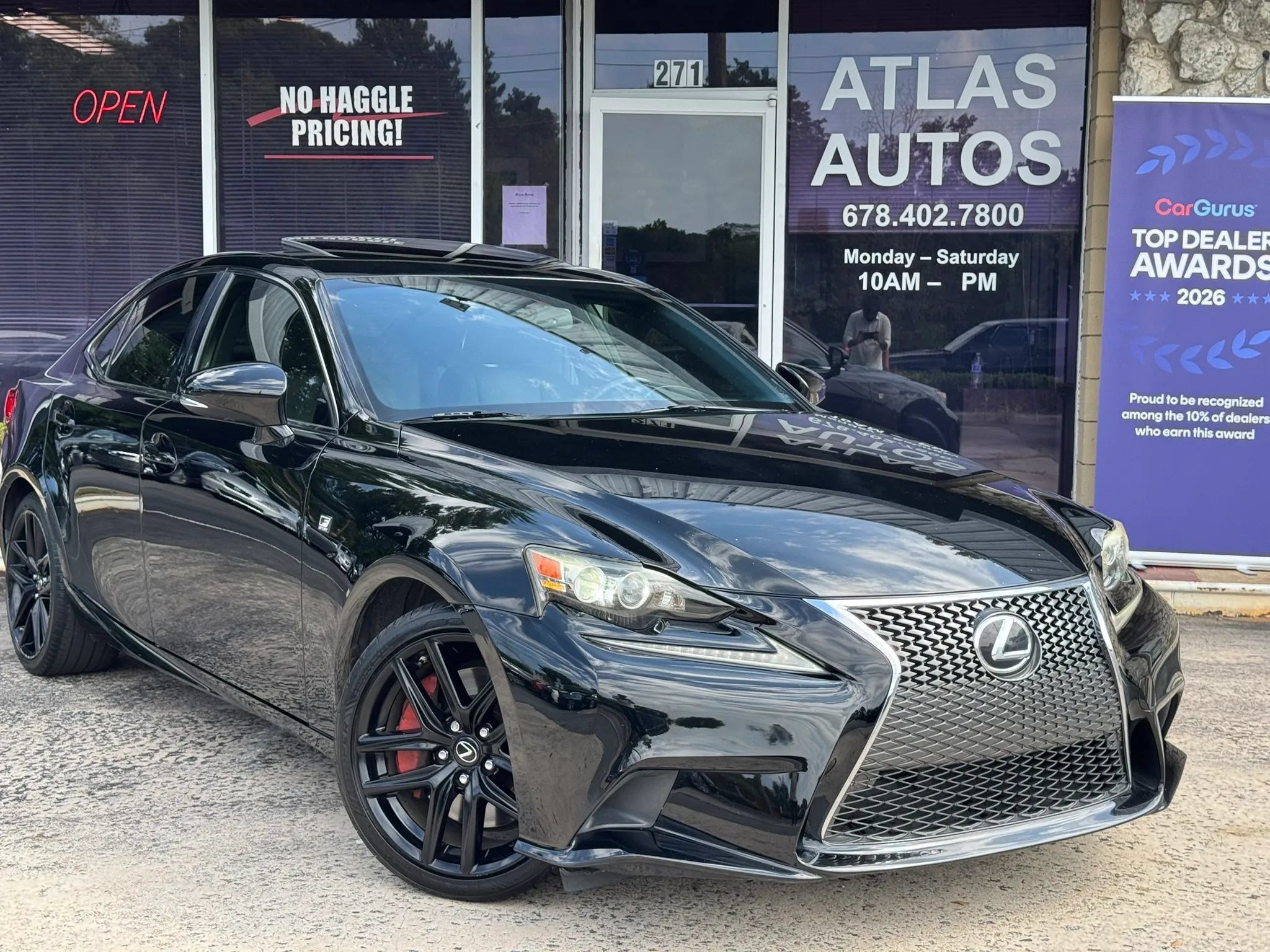 Used 2015 Lexus IS 350 w/ F-Sport Package RWD image 2