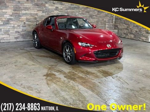 Used 2021 MAZDA MX-5 Miata RF Grand Touring RWD image 1