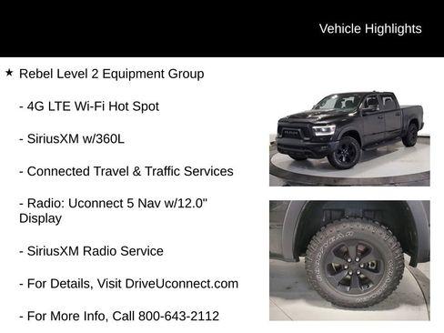 Used 2023 RAM 1500 Rebel w/ Rebel Level 2 Equipment Group image 38
