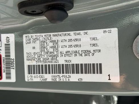 Used 2022 Toyota Tundra TRD Pro AWD/4WD image 26