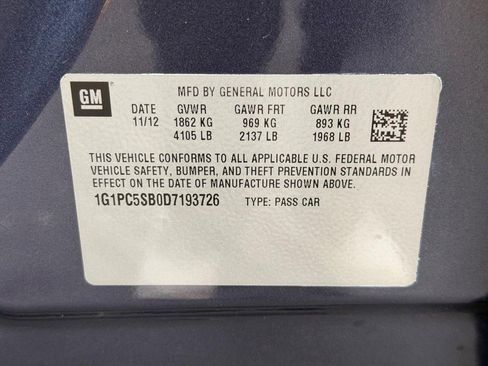 Used 2013 Chevrolet Cruze LT w/ RS Package image 21