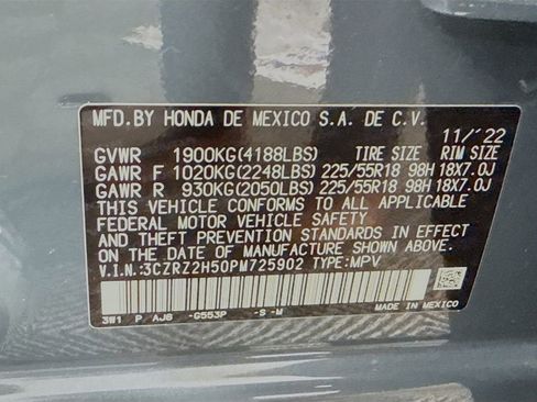 Certified 2023 Honda HR-V Sport image 33