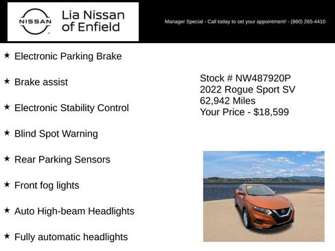 Used 2022 Nissan Rogue Sport SV w/ Technology Package AWD/4WD image 15