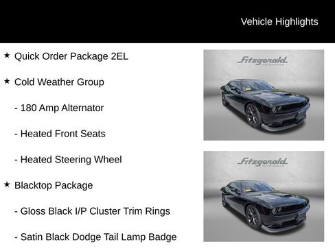 Used 2023 Dodge Challenger GT w/ Blacktop Package RWD image 4