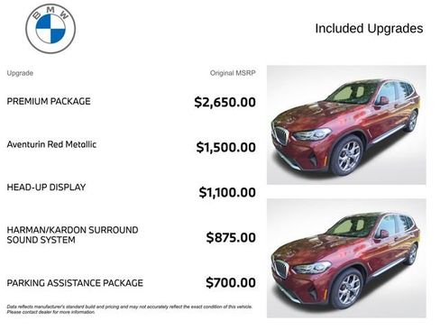 Certified 2023 BMW X3 xDrive30i w/ Premium Package AWD/4WD image 3