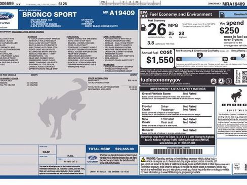 Used 2021 Ford Bronco Sport Big Bend AWD/4WD image 32