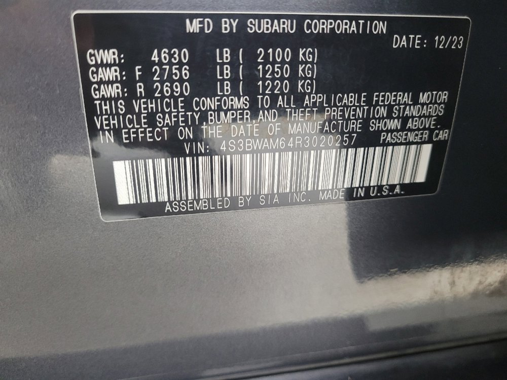 Used 2024 Subaru Legacy Limited w/ Tech Package #3 AWD/4WD image 33