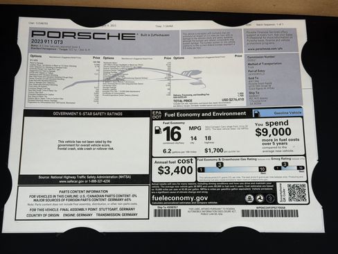 Certified 2023 Porsche 911 GT3 image 66