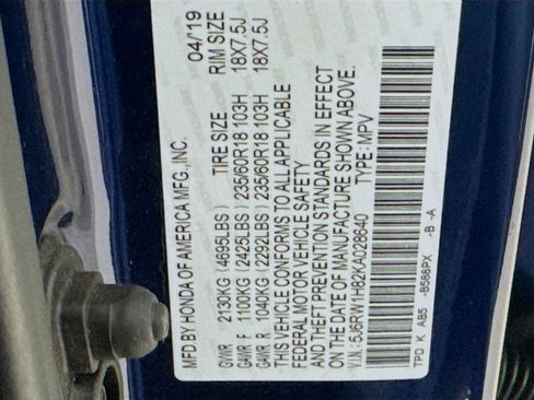 Used 2019 Honda CR-V EX-L image 41