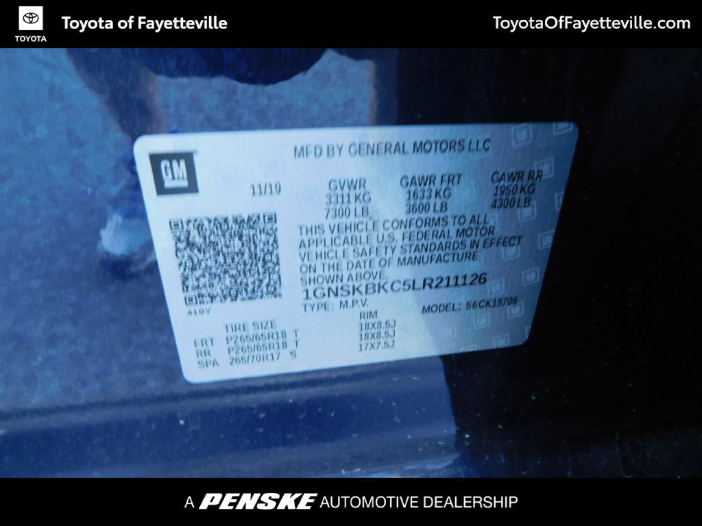 Used 2020 Chevrolet Tahoe LT AWD/4WD image 9