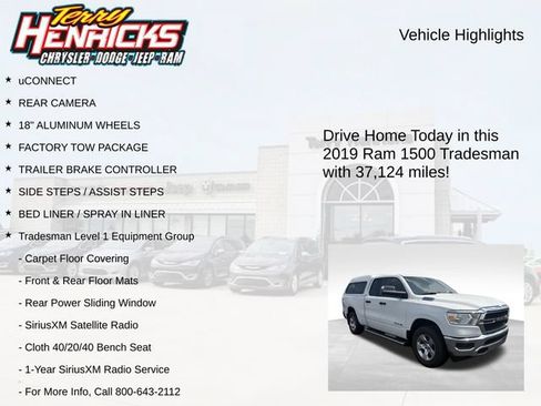 Used 2019 RAM 1500 Tradesman w/ SXT Appearance Group AWD/4WD image 4