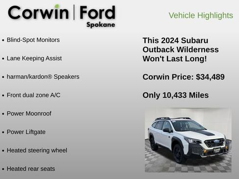 Used 2024 Subaru Outback Wilderness image 6