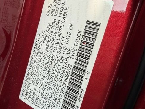 Used 2023 Honda Ridgeline RTL image 4