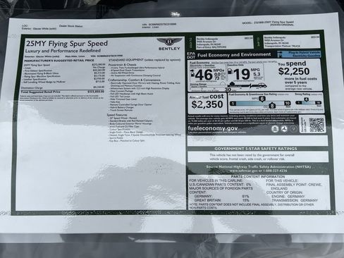 Used 2025 Bentley Flying Spur Plug-In Hybrid image 65