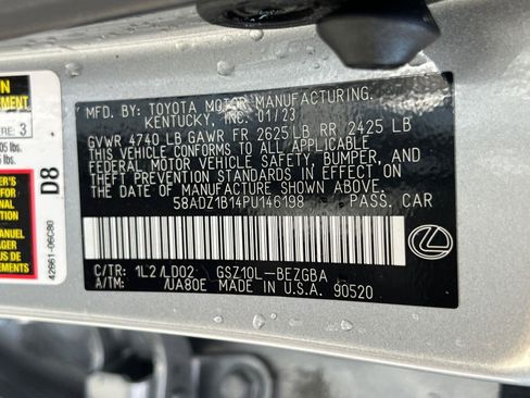 Certified 2023 Lexus ES 350 w/ Premium Package image 35