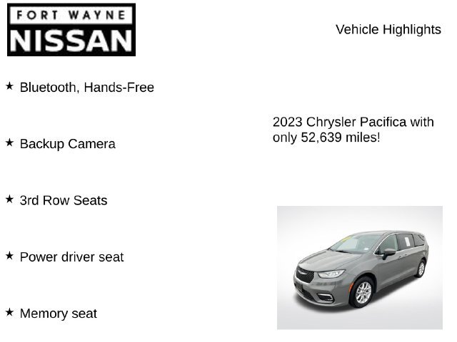 Used 2023 Chrysler Pacifica Touring-L FWD image 7