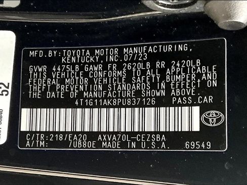 Used 2023 Toyota Camry SE FWD image 18