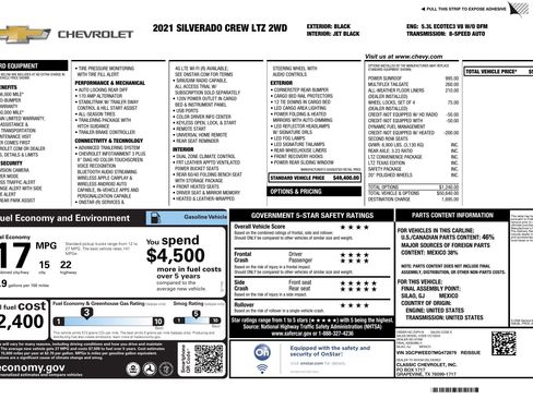 Used 2021 Chevrolet Silverado 1500 LTZ image 3