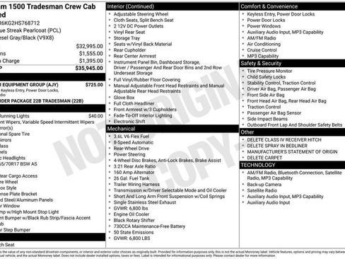 Used 2017 RAM 1500 Tradesman w/ Popular Equipment Group image 5