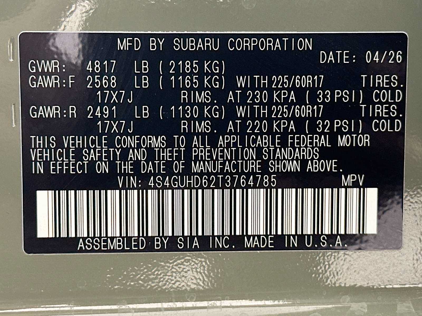 Certified 2026 Subaru Crosstrek 2.5i Premium AWD/4WD image 29
