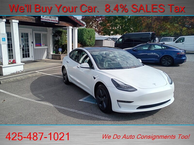 Used 2022 Tesla Model 3 Long Range AWD/4WD image 3