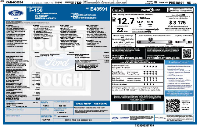 Used 2023 Ford F150 XLT w/ Equipment Group 302A High AWD/4WD image 4