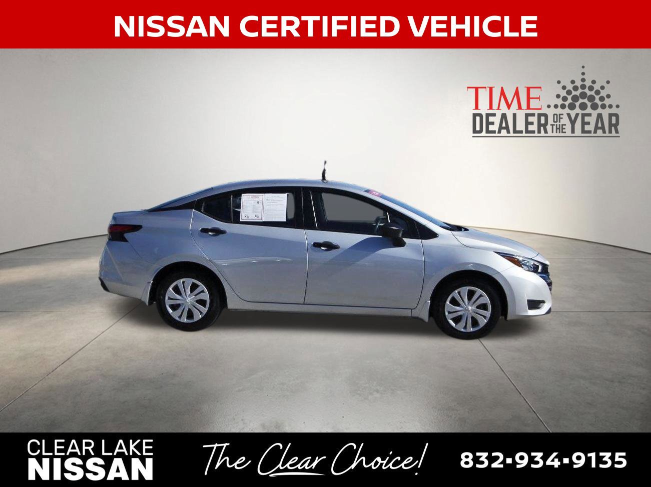 Certified 2025 Nissan Versa S w/ Trunk Package FWD image 9