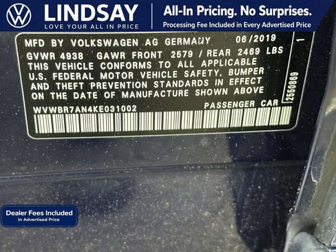 Used 2019 Volkswagen Arteon SE AWD/4WD image 26