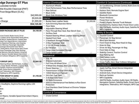 Used 2022 Dodge Durango GT image 30