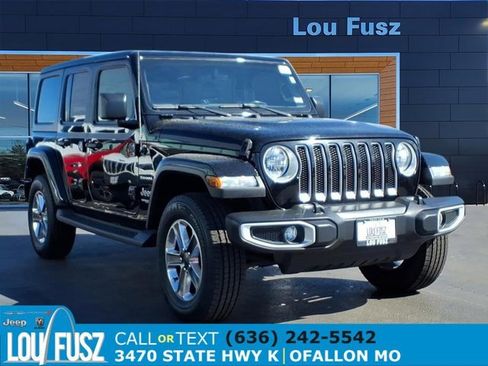 Used 2022 Jeep Wrangler Unlimited Sahara w/ Safety Group image 1