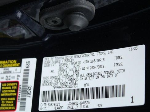 Certified 2024 Toyota Sequoia SR5 w/ SR5 Premium Package image 17