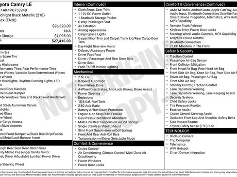 Used 2023 Toyota Camry LE image 6