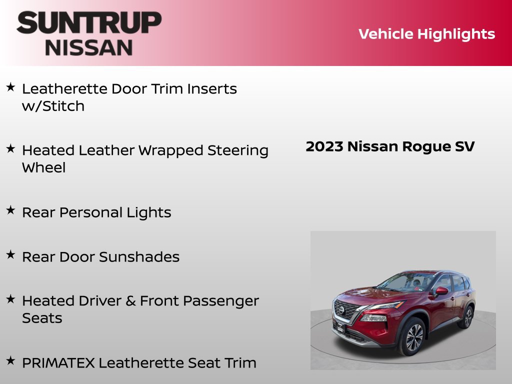 Certified 2023 Nissan Rogue SV w/ SV Premium B Package FWD image 23