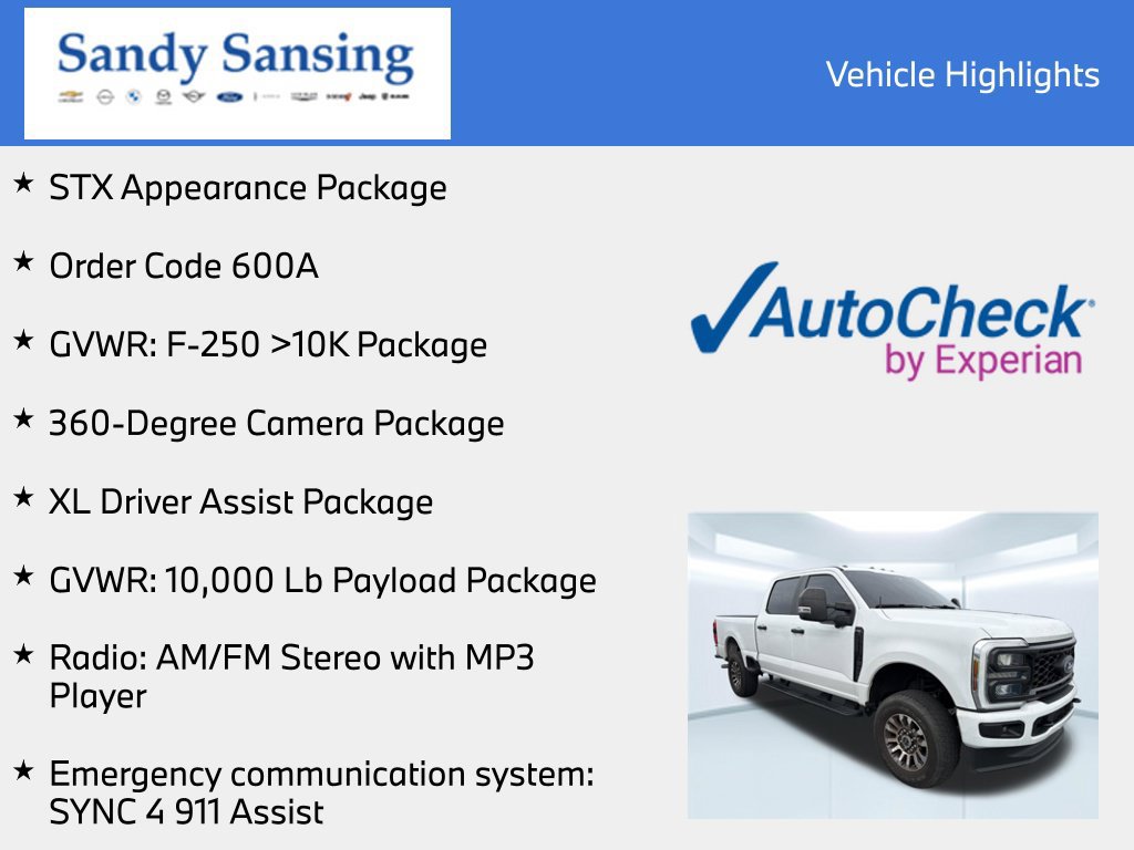 Used 2025 Ford F250 XL w/ STX Appearance Package AWD/4WD image 7