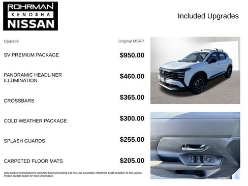 New 2026 Nissan Kicks SV w/ SV Premium Package AWD/4WD image 4