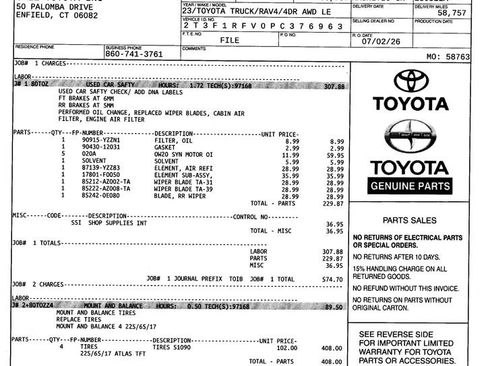 Used 2023 Toyota RAV4 LE AWD/4WD image 12
