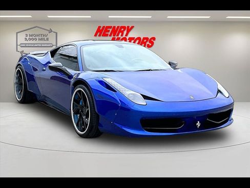 Used 2015 Ferrari 458 Italia Coupe RWD image 1