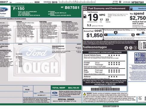 Used 2022 Ford F150 Limited image 3