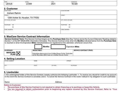 Used 2021 Lexus LC 500 Coupe w/ Touring Package image 49