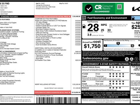 Used 2026 Kia Sportage EX w/ EX Panorama Roof Package FWD image 54