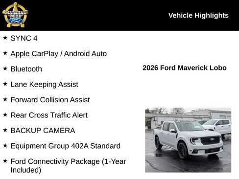 New 2026 Ford Maverick Lobo AWD/4WD image 2