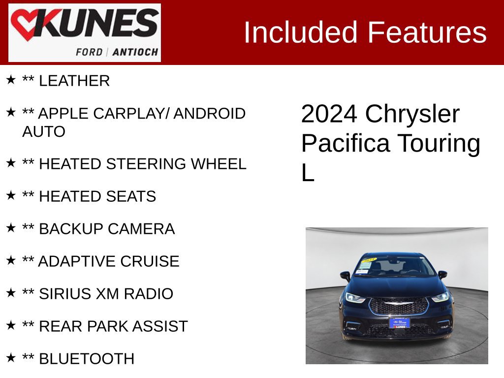 Used 2024 Chrysler Pacifica Touring-L FWD image 3