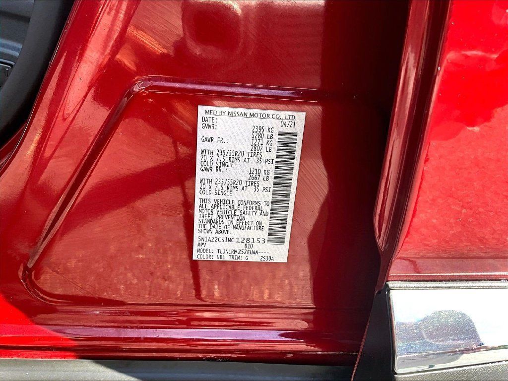 Used 2021 Nissan Murano SL AWD/4WD image 37
