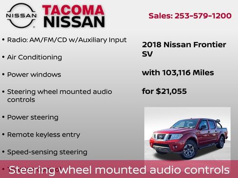 Used 2018 Nissan Frontier SV image 7