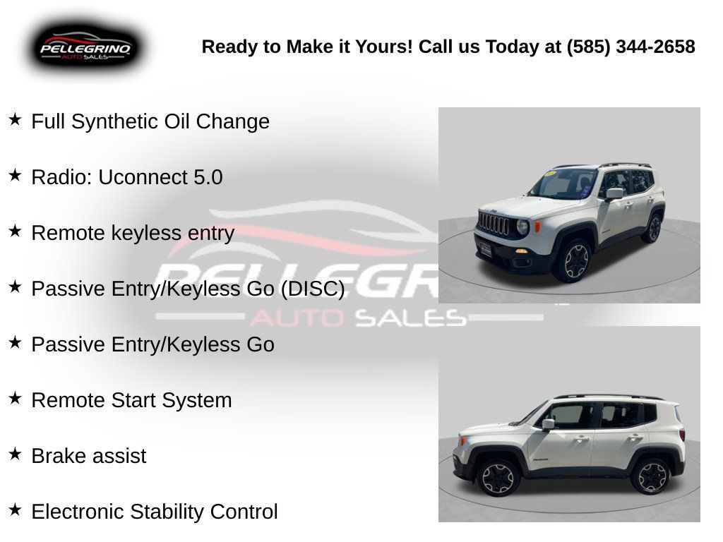 Used 2016 Jeep Renegade Latitude AWD/4WD image 5