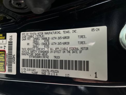 Used 2024 Toyota Tundra Platinum image 82