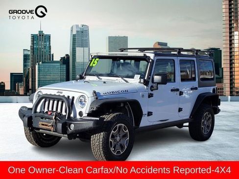 Used 2015 Jeep Wrangler Unlimited Rubicon w/ Connectivity Group image 1