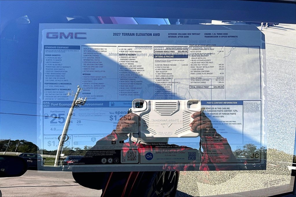 New 2027 GMC Terrain Elevation w/ Elevation Premium Package AWD/4WD image 16