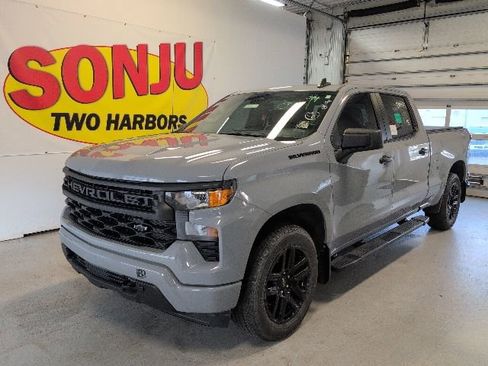 Used 2024 Chevrolet Silverado 1500 Custom w/ LPO, Dark Essentials Package AWD/4WD image 1